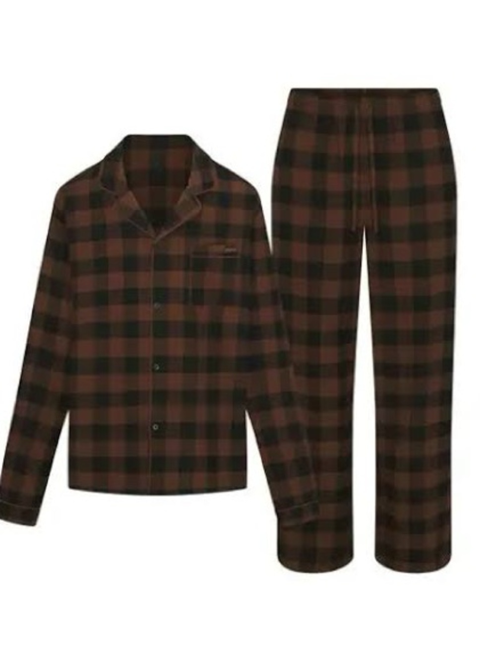 Skims Buffalo Check Flannel SET